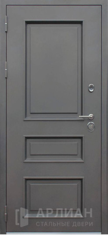 Фото №2 «Входная морозостойкая дверь серая с терморазрывом и отделкой МДФ №17»